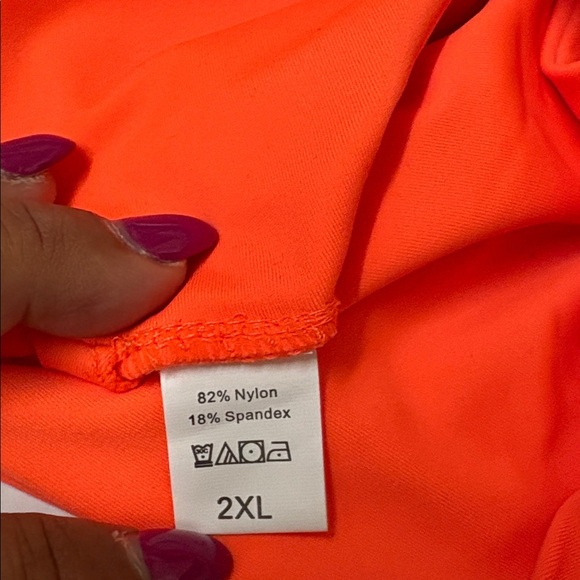 Bright Orange Bikini Set, size 2XL - Picture 6 of 7